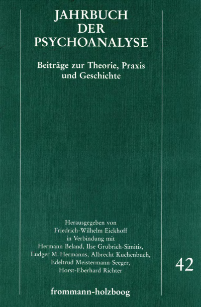 Cover des Buchs: Jahrbuch der Psychoanalyse