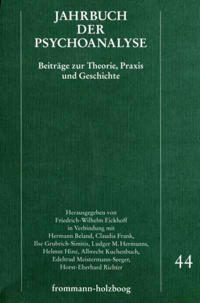 Cover des Buchs: Jahrbuch der Psychoanalyse