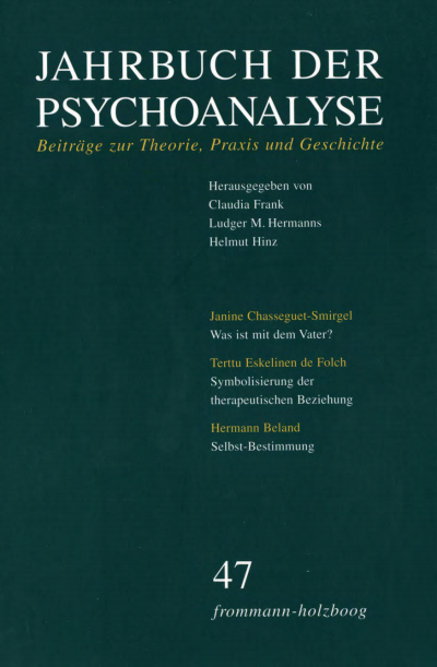 Cover des Buchs: Jahrbuch der Psychoanalyse
