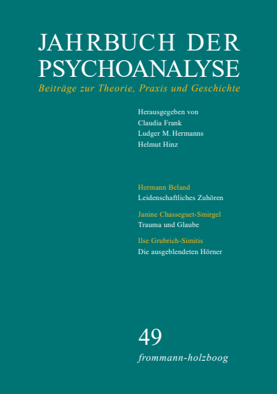 Cover des Buchs: Jahrbuch der Psychoanalyse