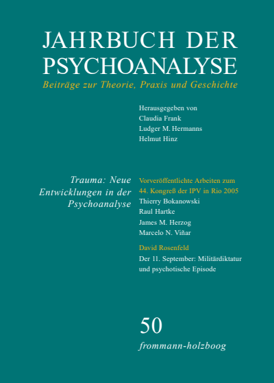 Cover des Buchs: Jahrbuch der Psychoanalyse