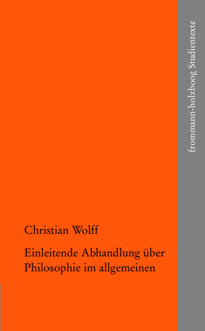 Cover des Buchs: Einleitende Abhandlung über Philosophie im allgemeinen