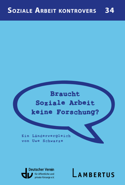 Cover des Buchs: Braucht Soziale Arbeit keine Forschung?