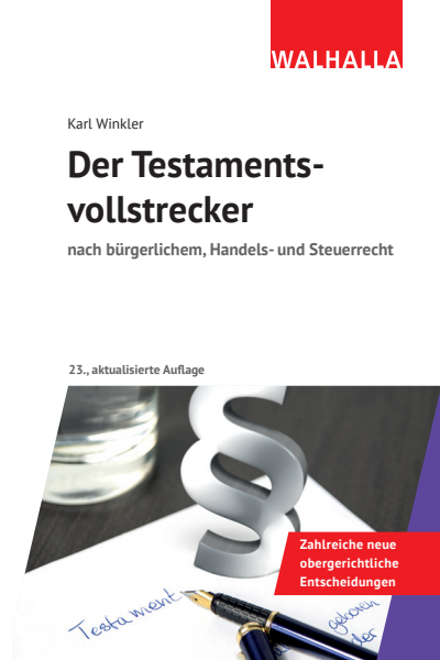 Cover des Buchs: Der Testamentsvollstrecker