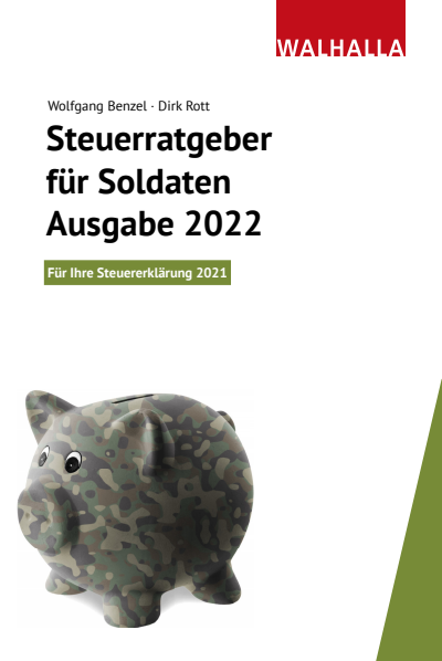 Cover des Buchs: Steuerratgeber für Soldaten - Ausgabe 2022