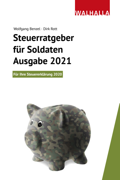 Cover des Buchs: Steuerratgeber für Soldaten - Ausgabe 2021
