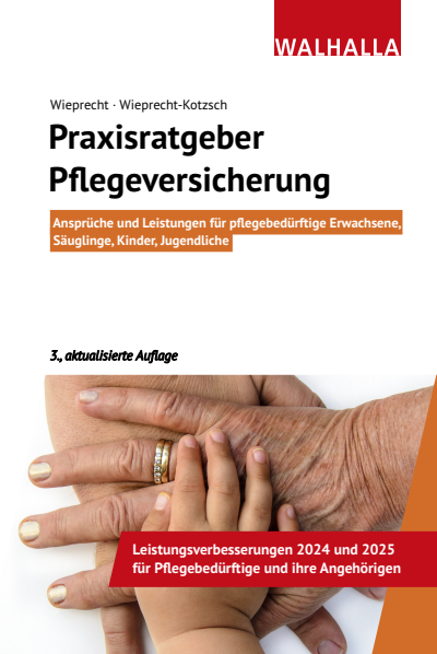 Cover des Buchs: Praxisratgeber Pflegeversicherung
