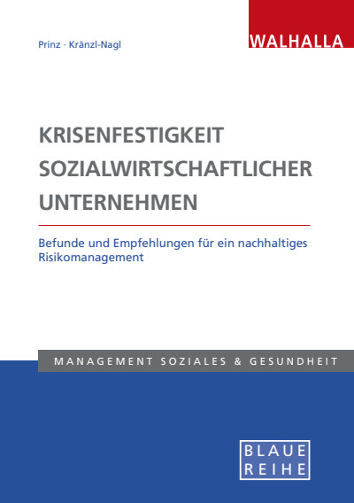 Cover des Buchs: Krisenfestigkeit sozialwirtschaftlicher Unternehmen