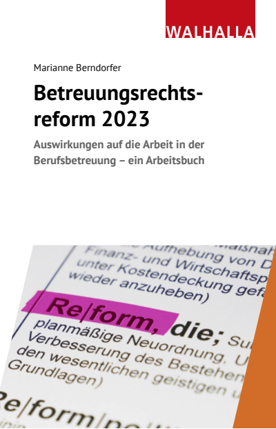 Cover des Buchs: Betreuungsrechtsreform 2023