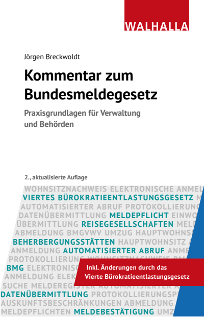 Cover des Buchs: Kommentar zum Bundesmeldegesetz