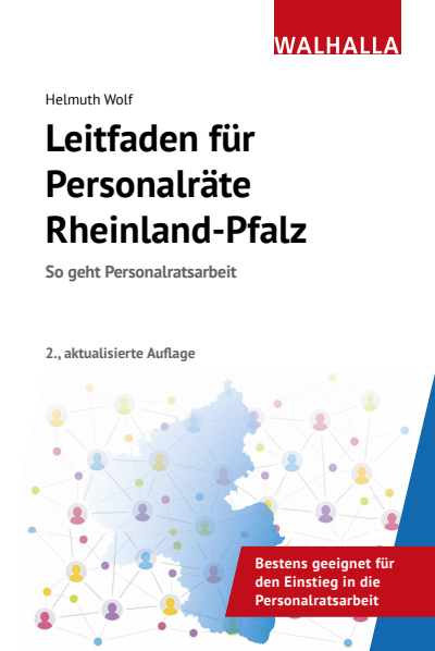 Cover des Buchs: Leitfaden für Personalräte Rheinland-Pfalz