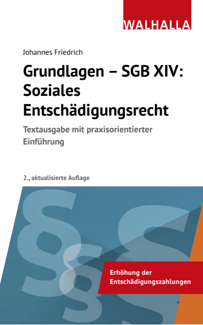 Cover des Buchs: Grundlagen SGB XIV - Soziales Entschädigungsrecht