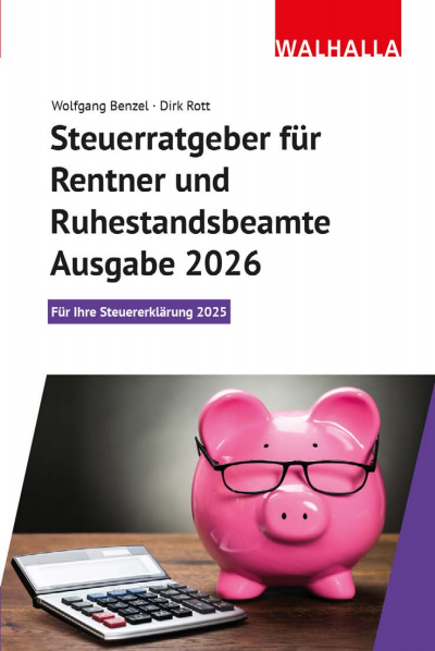 Cover des Buchs: Steuerratgeber für Rentner und Ruhestandsbeamte - Ausgabe 2026