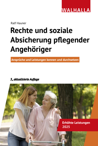 Cover des Buchs: Rechte und soziale Absicherung pflegender Angehöriger