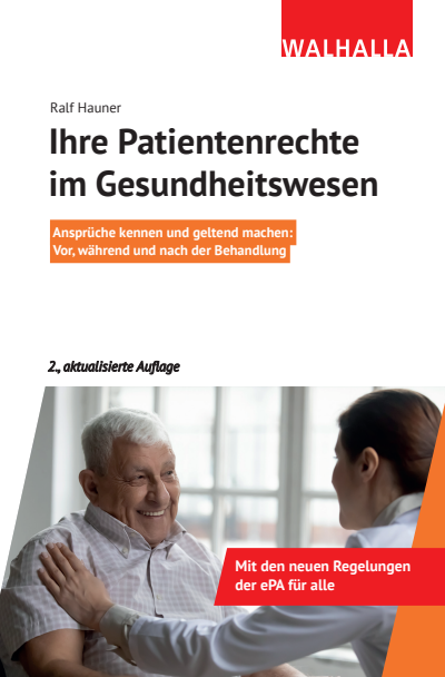 Cover des Buchs: Ihre Patientenrechte im Gesundheitswesen