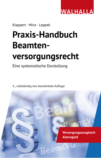 Cover des Buchs: Praxis-Handbuch Beamtenversorgungsrecht