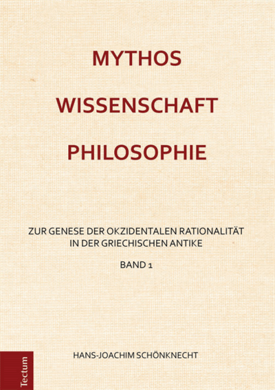 Cover of book: Mythos - Wissenschaft - Philosophie