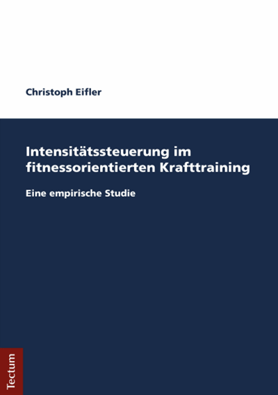 Cover des Buchs: Intensitätssteuerung im fitnessorientierten Krafttraining