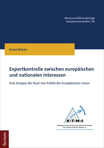 Cover des Buchs: Exportkontrolle zwischen europäischen und nationalen Interessen