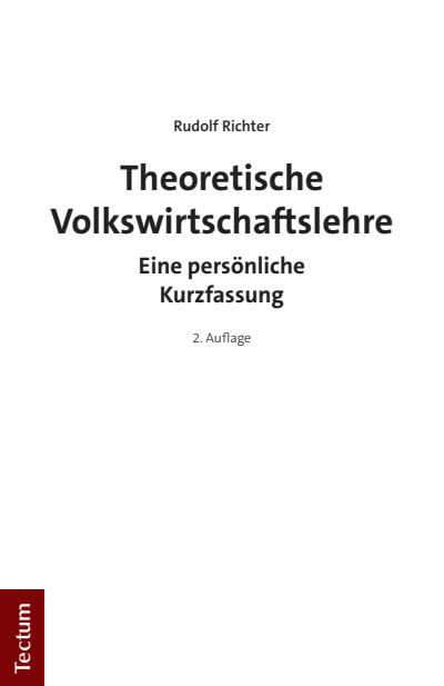 Cover des Buchs: Theoretische Volkswirtschaftslehre