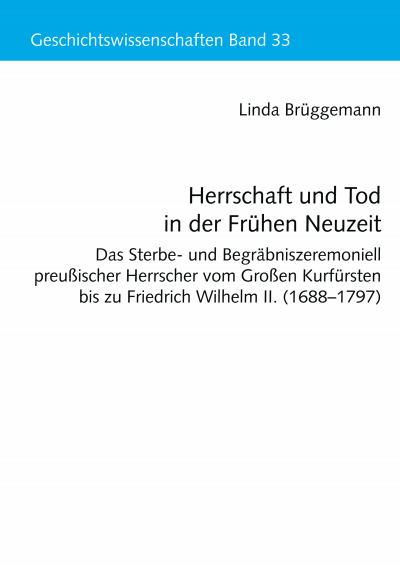 Cover of book: Herrschaft und Tod in der Frühen Neuzeit