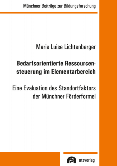Cover des Buchs: Bedarfsorientierte Ressourcensteuerung im Elementarbereich