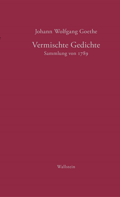Cover des Buchs: Vermischte Gedichte