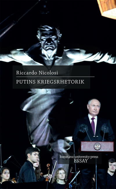 Cover des Buchs: Putins Kriegsrhetorik