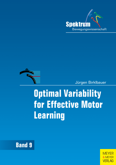 Cover des Buchs: Optimal Variability for Effective Motor Learning