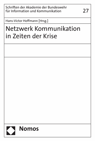 Cover des Buchs: Netzwerk Kommunikation in Zeiten der Krise