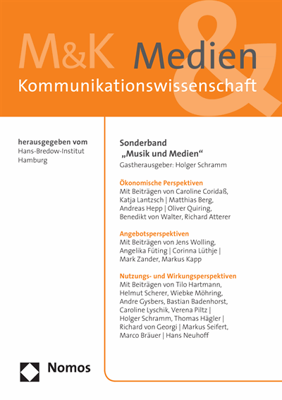 Cover of book: Musik und Medien