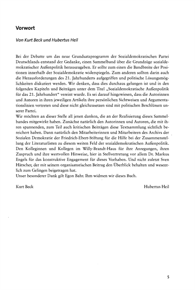 Cover des Buchs: Sozialdemokratische Außenpolitik für das 21. Jahrhundert