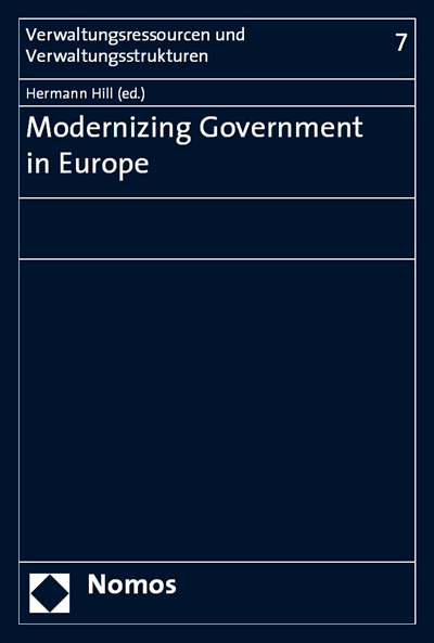 Cover des Buchs: Modernizing Government in Europe