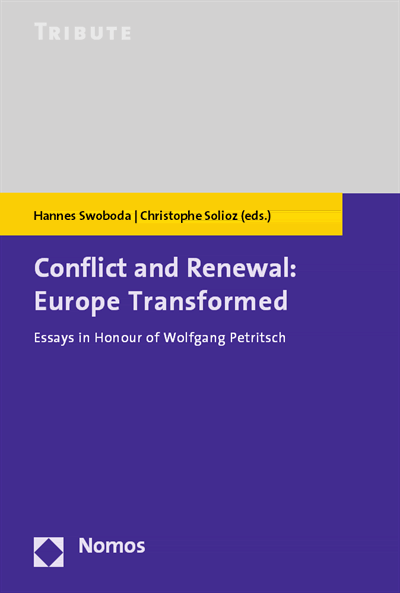 Cover of book: Conflict and Renewal: Europe Transformed