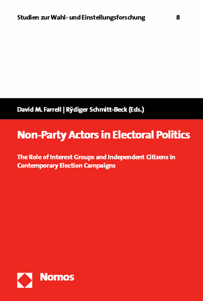 Cover des Buchs: Non-Party Actors in Electoral Politics