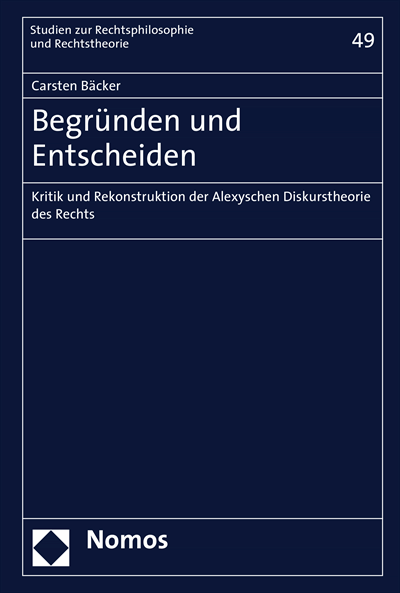 Cover des Buchs: Begründen und Entscheiden