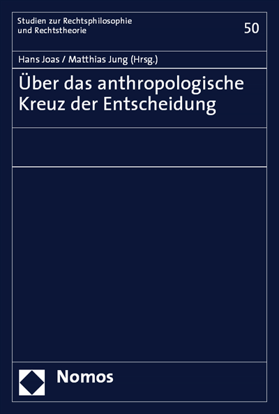 Cover des Buchs: Über das anthropologische Kreuz der Entscheidung
