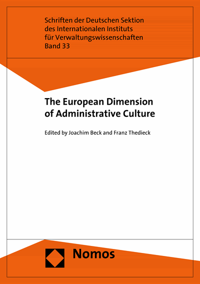 Cover des Buchs: The European Dimension of Administrative Culture