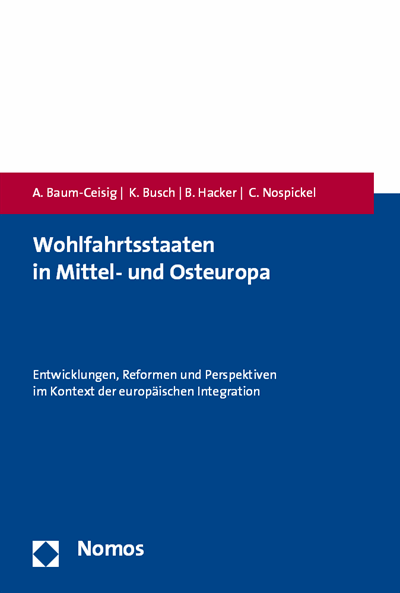 Cover des Buchs: Wohlfahrtsstaaten in Mittel- und Osteuropa