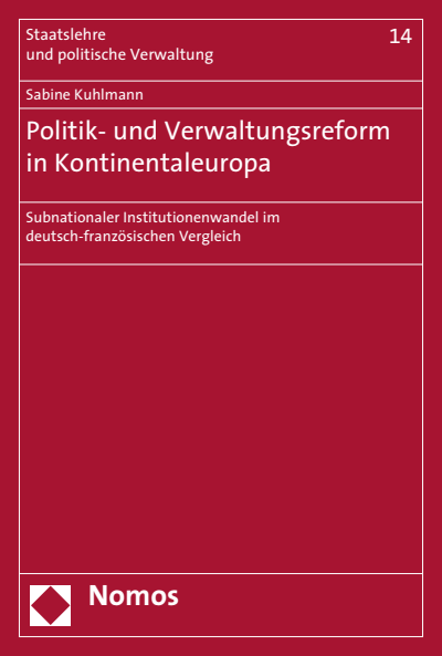 Cover des Buchs: Politik- und Verwaltungsreform in Kontinentaleuropa