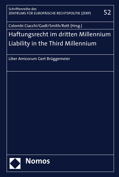 Cover of book: Haftungsrecht im dritten Millennium - Liability in the Third Millennium