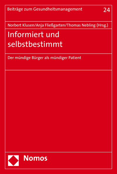 Cover des Buchs: Informiert und selbstbestimmt