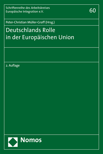Cover des Buchs: Deutschlands Rolle in der Europäischen Union