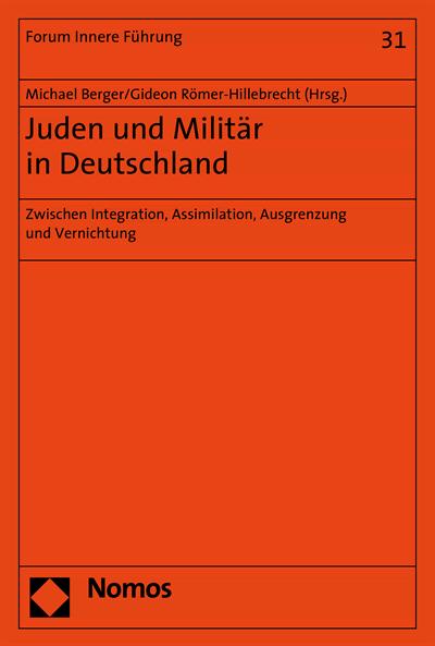 Cover des Buchs: Juden und Militär in Deutschland