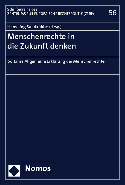 Cover des Buchs: Menschenrechte in die Zukunft denken