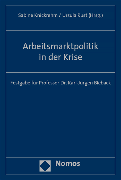 Cover des Buchs: Arbeitsmarktpolitik in der Krise