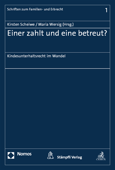 Cover des Buchs: Einer zahlt und eine betreut?