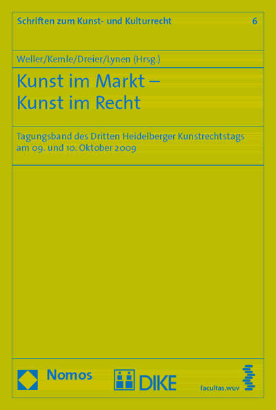 Cover des Buchs: Kunst im Markt - Kunst im Recht