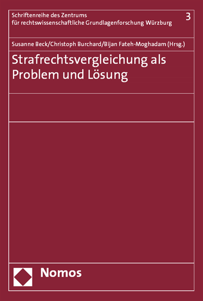 Cover des Buchs: Strafrechtsvergleichung als Problem und Lösung