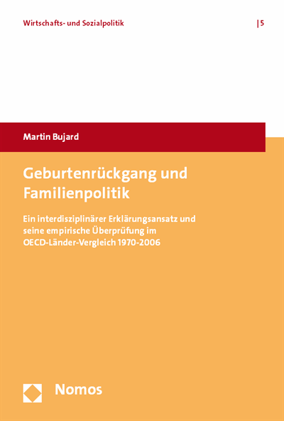 Cover des Buchs: Geburtenrückgang und Familienpolitik